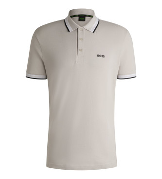 BOSS Paddy grijs poloshirt