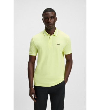BOSS Polo Paddy amarillo lima