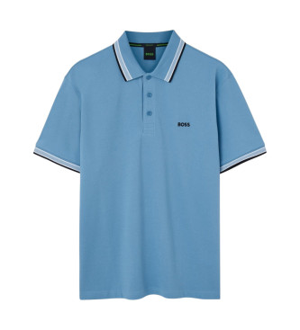 BOSS Polo bleu Paddy