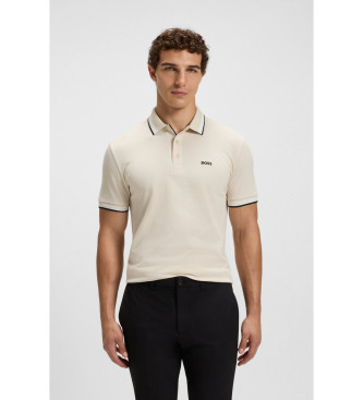 BOSS Paddy beige polo shirt
