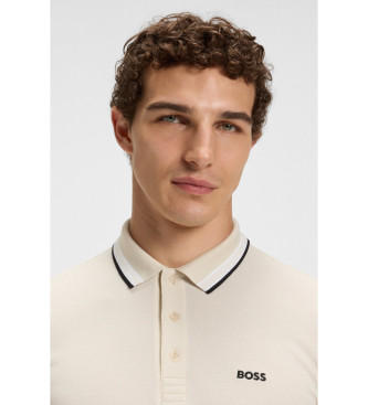 BOSS Paddy beige polo shirt