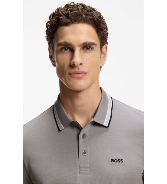 BOSS Polo Paddy grigio