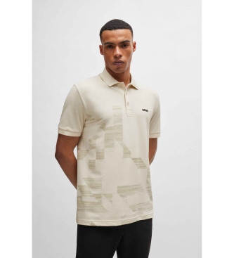 BOSS Paddy 6 beige polo shirt