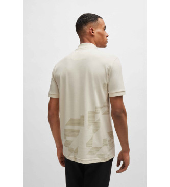 BOSS Paddy 6 beige polo shirt