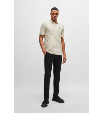 BOSS Paddy 6 beige poloshirt