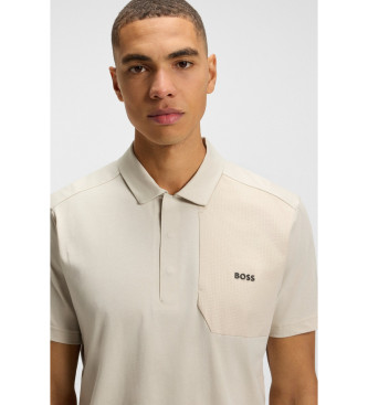 BOSS Paddy Glamping Poloshirt beige