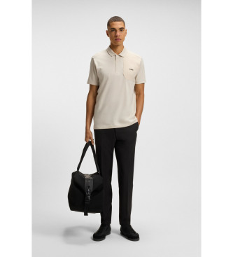 BOSS Paddy Glamping Poloshirt beige