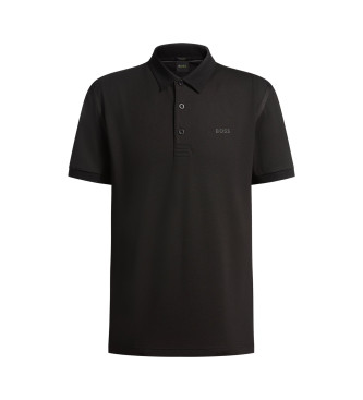 BOSS Polo nera Paddy Tape