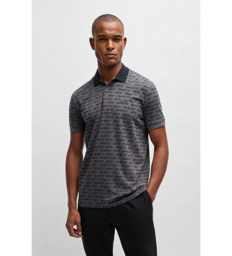BOSS Polo Paddy Tape AO grigio 