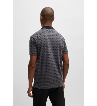 BOSS Polo Paddy Tape AO grigio 