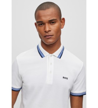 BOSS Polo Paddy bianco