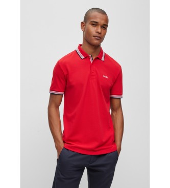 BOSS Polo Paddy rdeča
