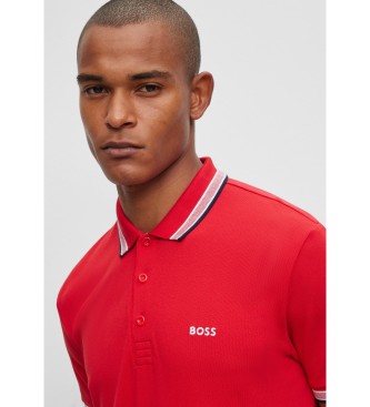 BOSS Polo Paddy rdeča