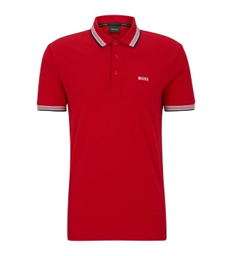 BOSS Polo Paddy rdeča