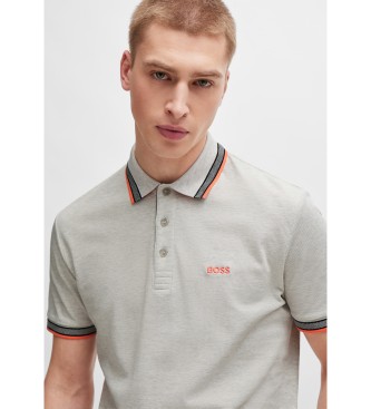 BOSS Paddy grijs poloshirt