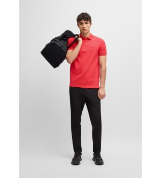 BOSS Paddy red pique polo shirt