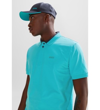 BOSS Polo bleu Paddy