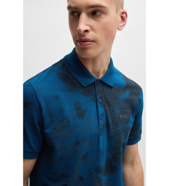 BOSS Polo Paddy 3 blauw