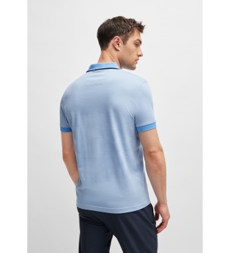 BOSS Paddy blauw poloshirt