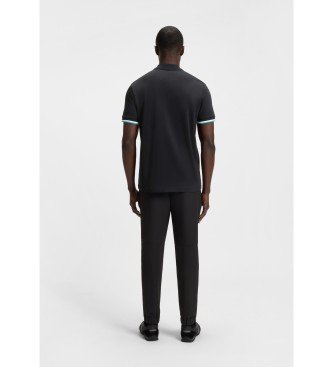 BOSS Paddy Lux Heritage Poloshirt zwart