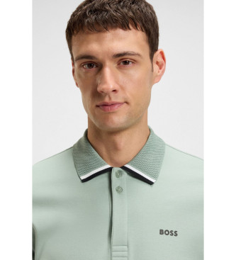 BOSS Paddy Lux Heritage green polo shirt