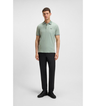 BOSS Paddy Lux Heritage green polo shirt