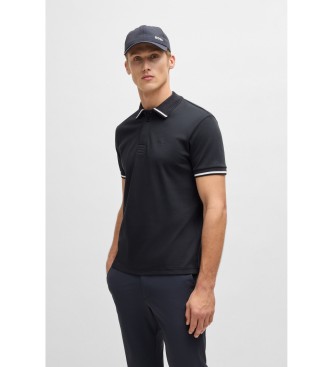 BOSS Paddy Lux Heritage navy polo shirt