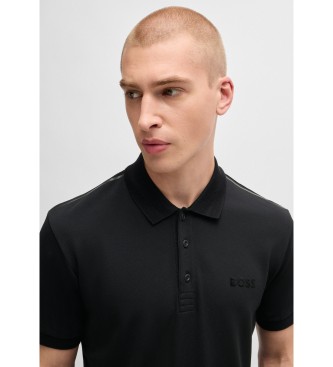 BOSS Polo Paddy Mirror Negro