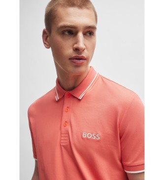 BOSS Paddy Pro orange polo shirt