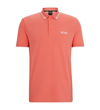 BOSS Paddy Pro orange polo shirt