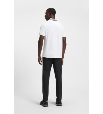 BOSS Polo majica Paddy Rib bela