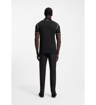 BOSS Paddytech Goc black polo shirt