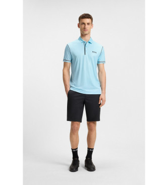 BOSS Paddytech Goc turquoise polo shirt