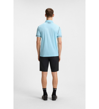 BOSS Paddytech Goc turquoise polo shirt