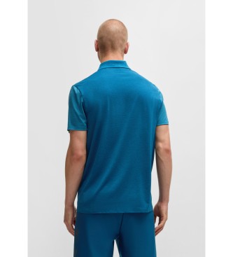 BOSS Paddytech blue polo shirt