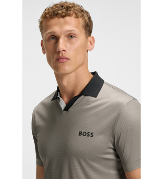 BOSS Polo Palle Toc braun