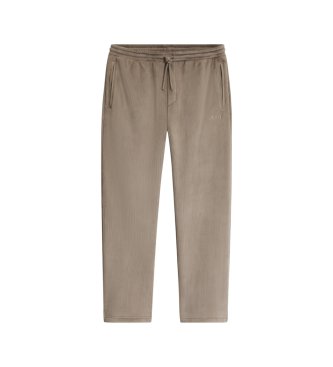 BOSS Calça canelada marrom
