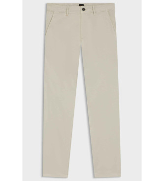 BOSS Beige slanke chino-bukser