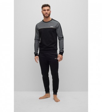 BOSS Tracksuit Broek Logo Borduring zwart