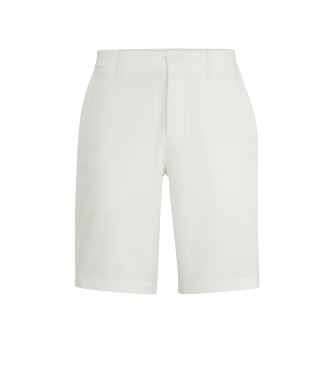 BOSS Kratke hlače za prevoz v službo bele barve