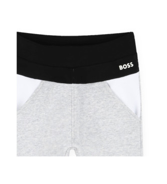 BOSS Grijze joggingbroek