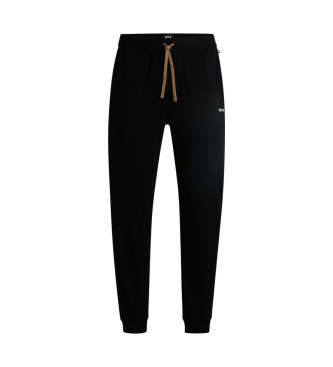 BOSS Black embroidered logo trousers