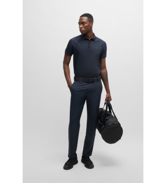 BOSS Regular navy trousers