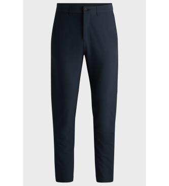 BOSS Regular navy trousers