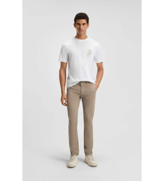 BOSS Slim Fit Chino Hose beige