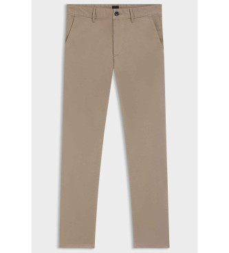 BOSS Slim Fit Chino Hose beige