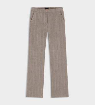 BOSS Broek Tanalea taupe