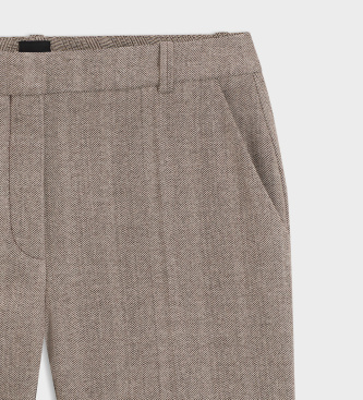 BOSS Broek Tanalea taupe