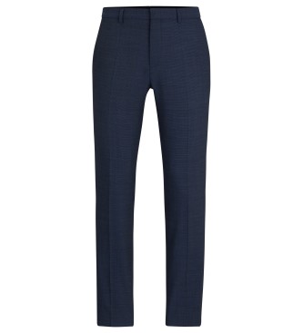 HUGO Pantaloni eleganti blu scuro