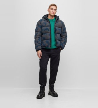 BOSS Calça cargo Sisla preta